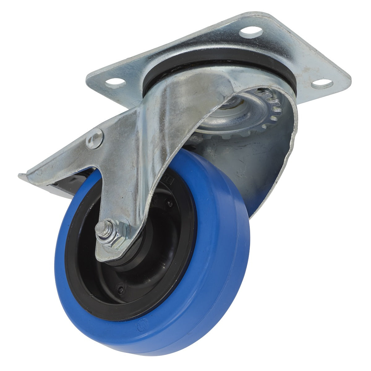 Sealey 100mm Castor Wheel with Swivel Plate & Total Lock SCW3100SPL