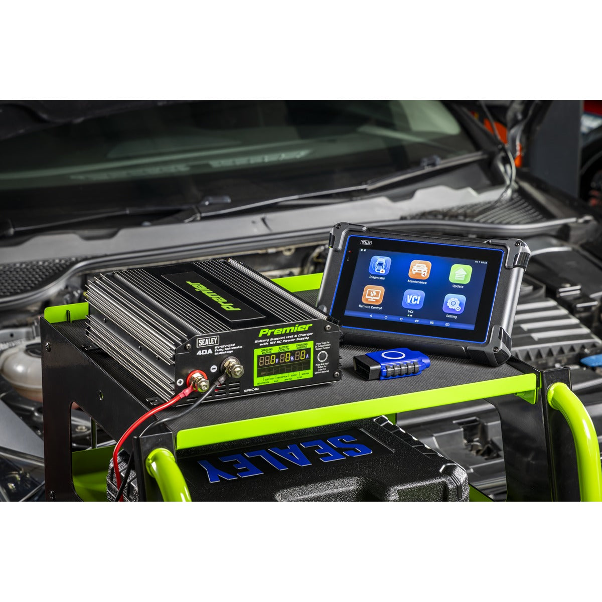Sealey Diagnostic Support Station - Green SDS1G1