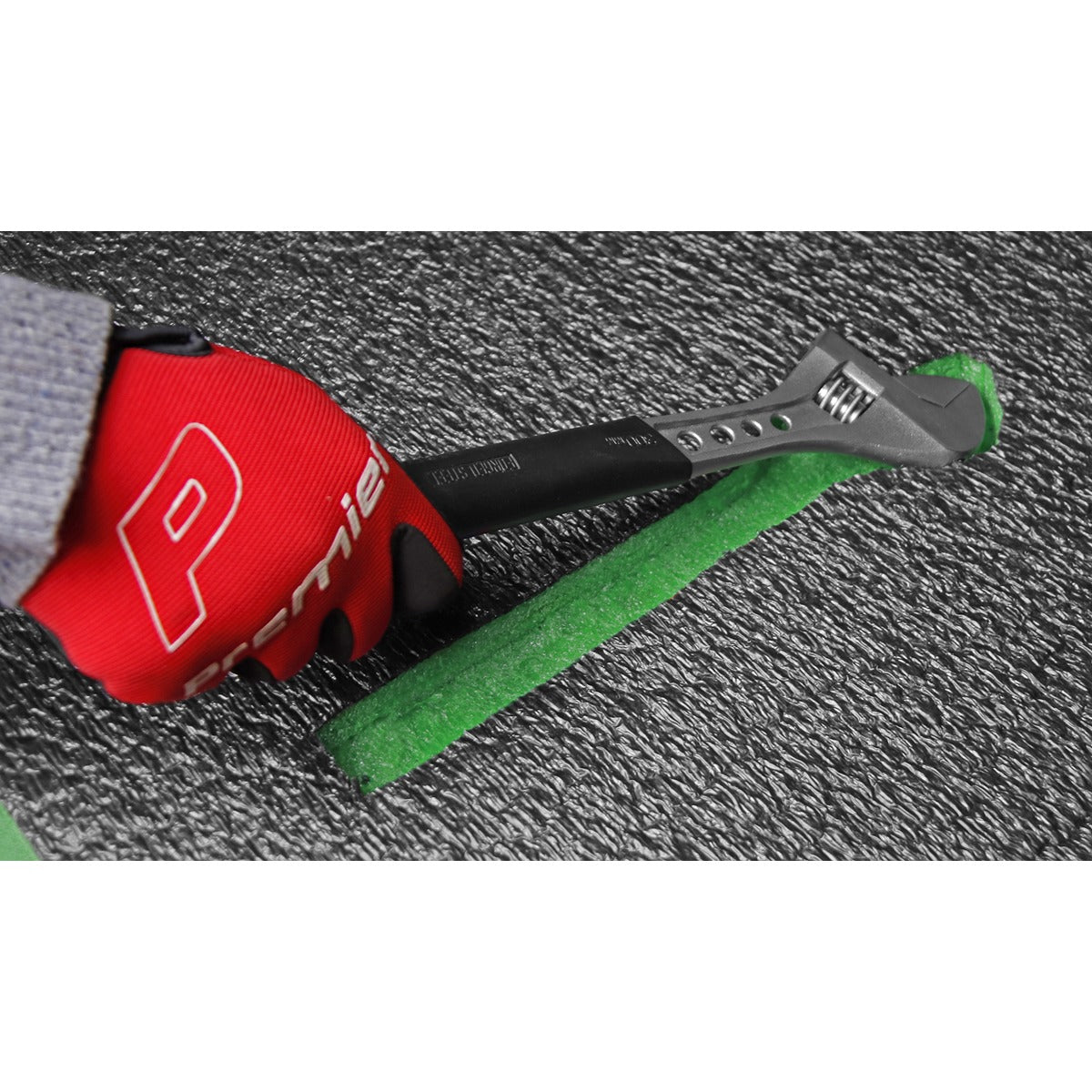Sealey Easy Peel Shadow Foam 1200 x 550 x 30mm - Green/Black SF30G