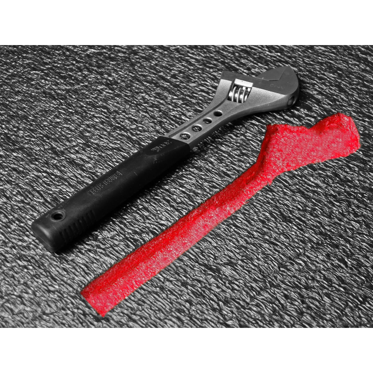 Sealey Easy Peel Shadow Foam 1200 x 550 x 30mm - Red/Black SF30R