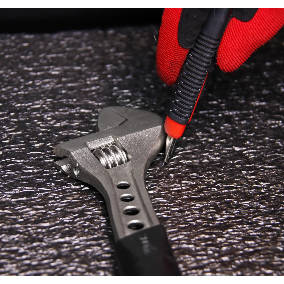 Sealey Easy Peel Shadow Foam 1200 x 550 x 30mm - Red/Black SF30R