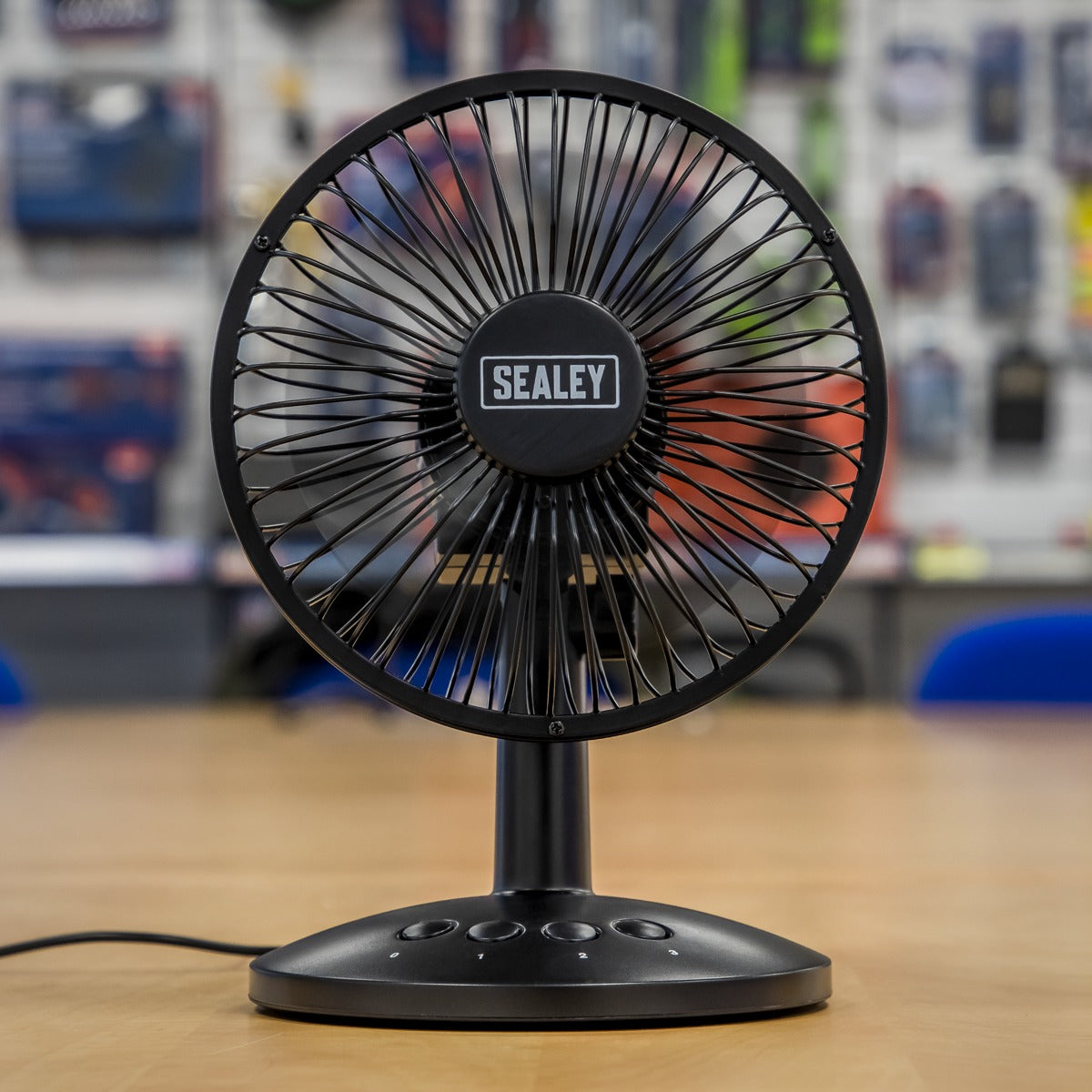 Sealey 6" Oscillating USB Desk Fan 3-Speed SFF6USB