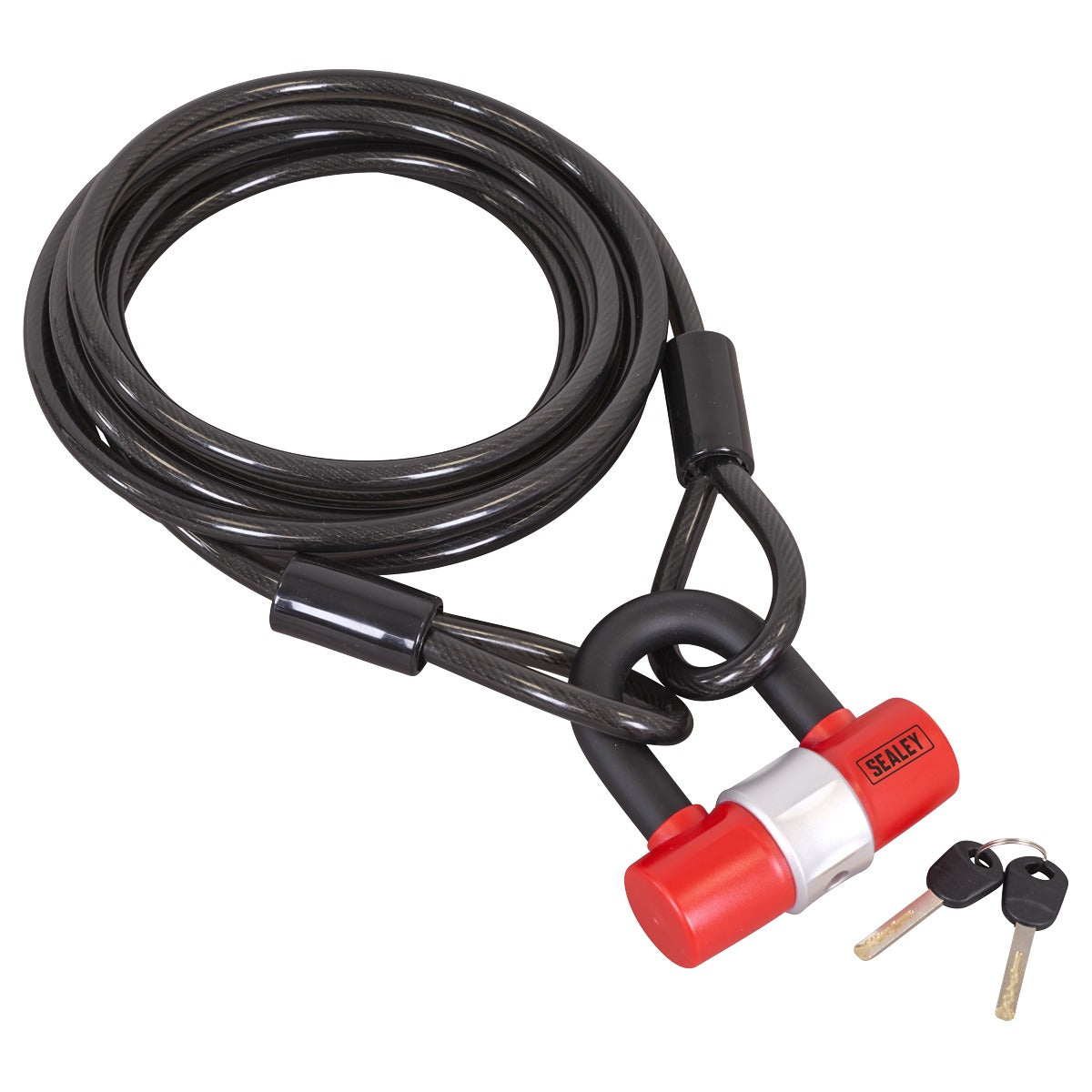 Sealey Motorcycle Cable Lock 10mm x 5m SHGCL5