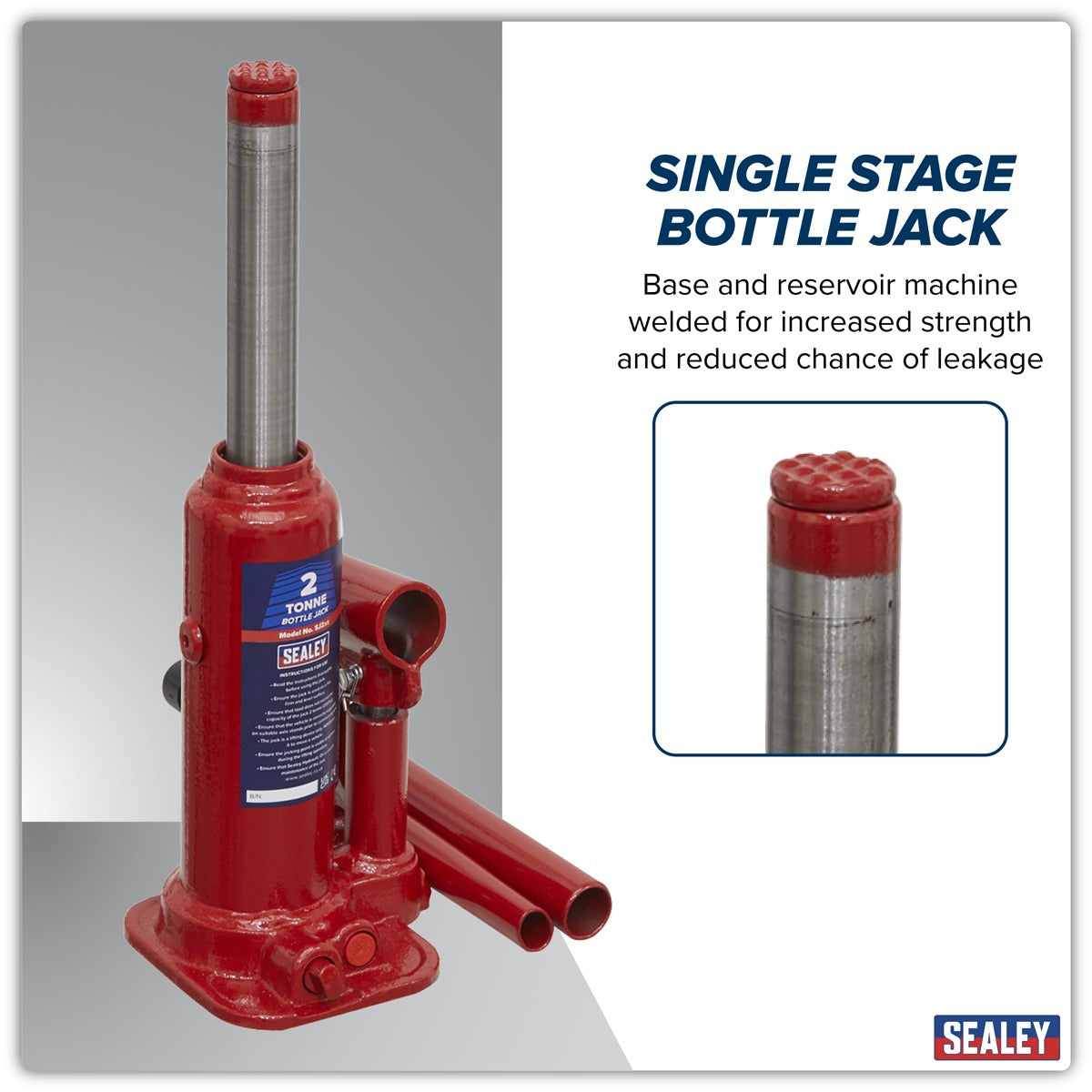 Sealey Bottle Jack 2 Tonne SJ2