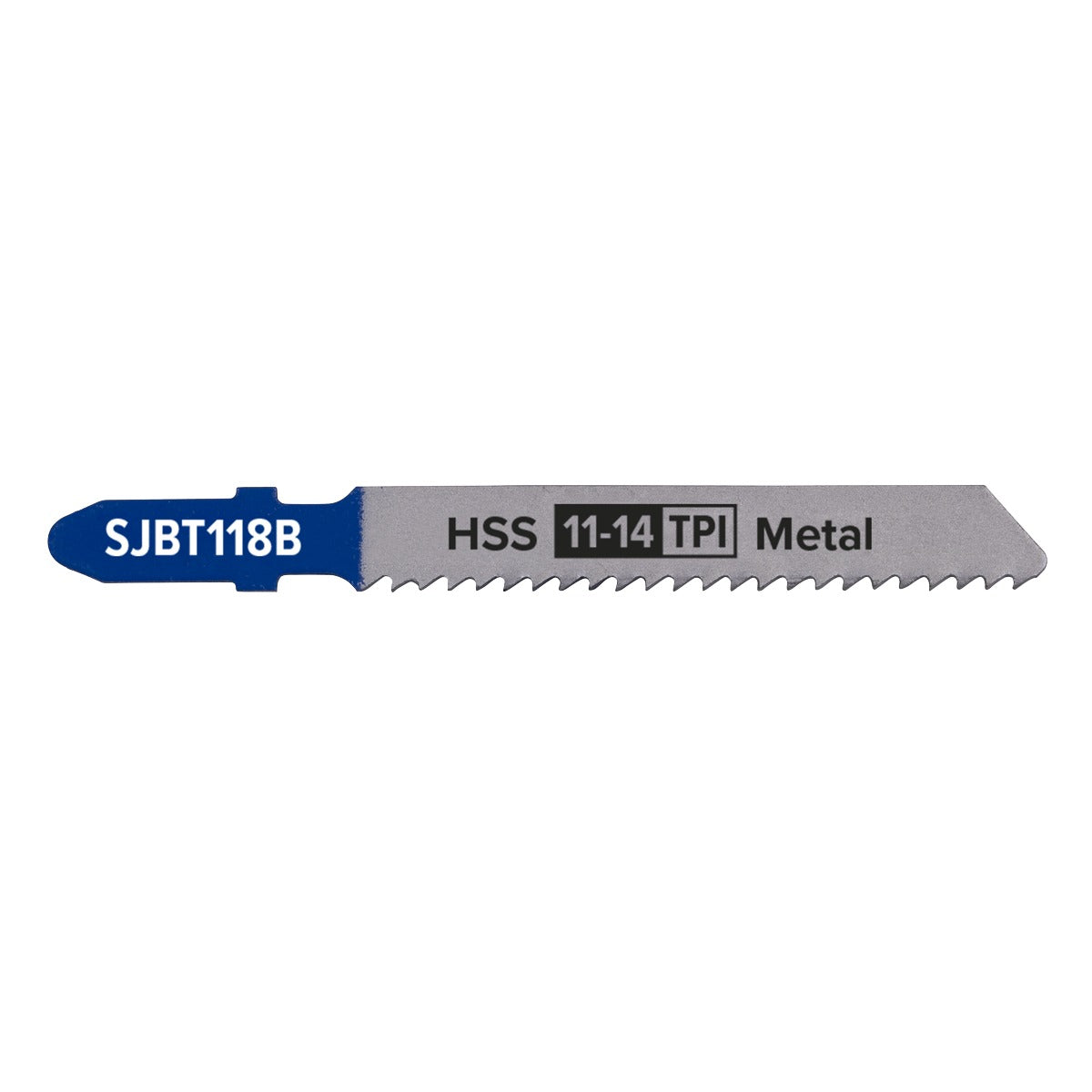 Sealey Jigsaw Blade for Metal 92mm 11-14tpi - Pack of 5 SJBT118B