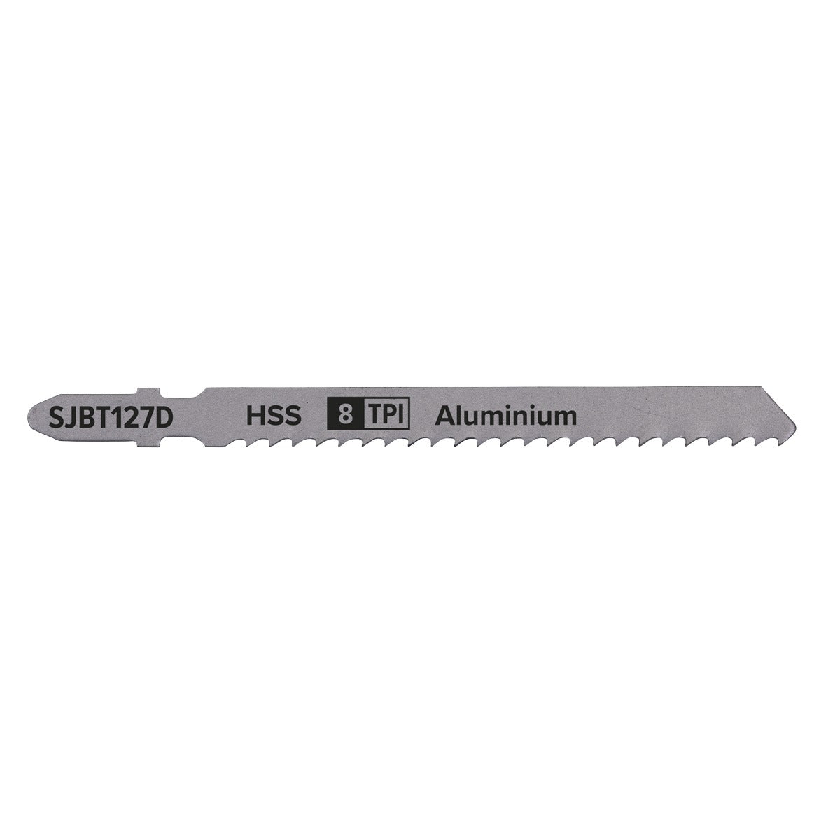 Sealey Jigsaw Blade for Aluminium 100mm 8tpi - Pack of 5 SJBT127D