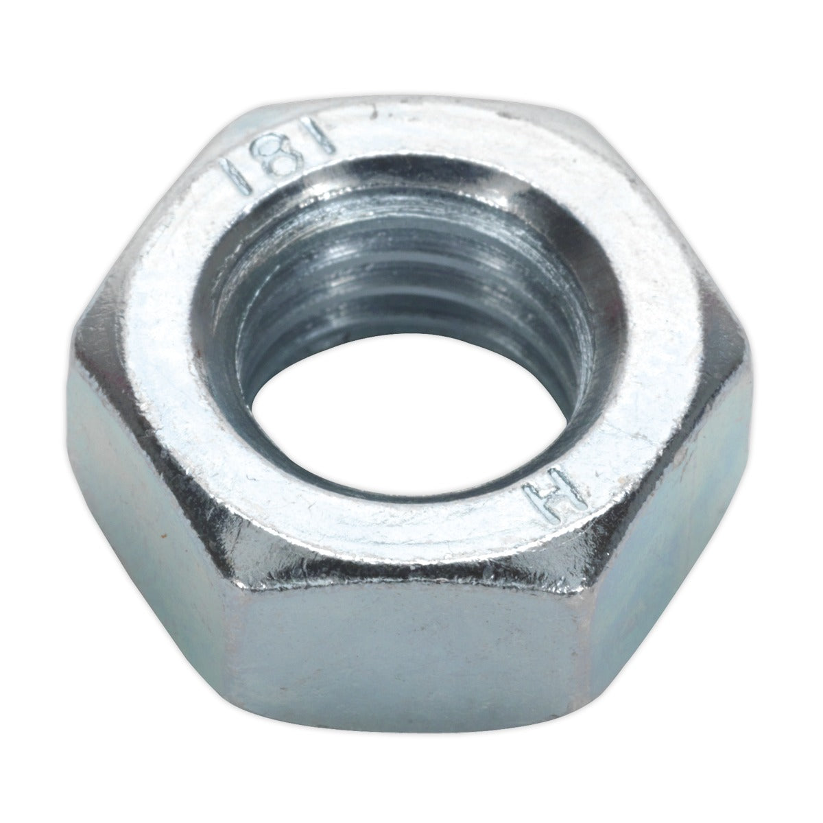 Sealey Zinc Plated Steel Nut M14, DIN 934 - Pack of 25 SN14