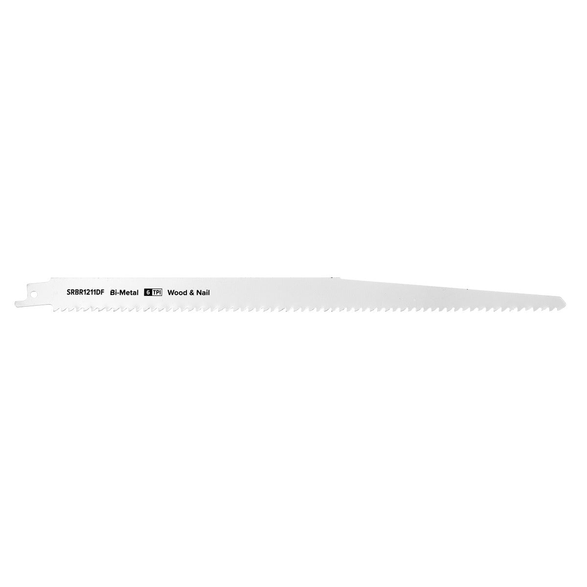 Sealey Reciprocating Saw Blade for Wood & Nails 300mm 6tpi - Pack of 5 SRBR1211DF