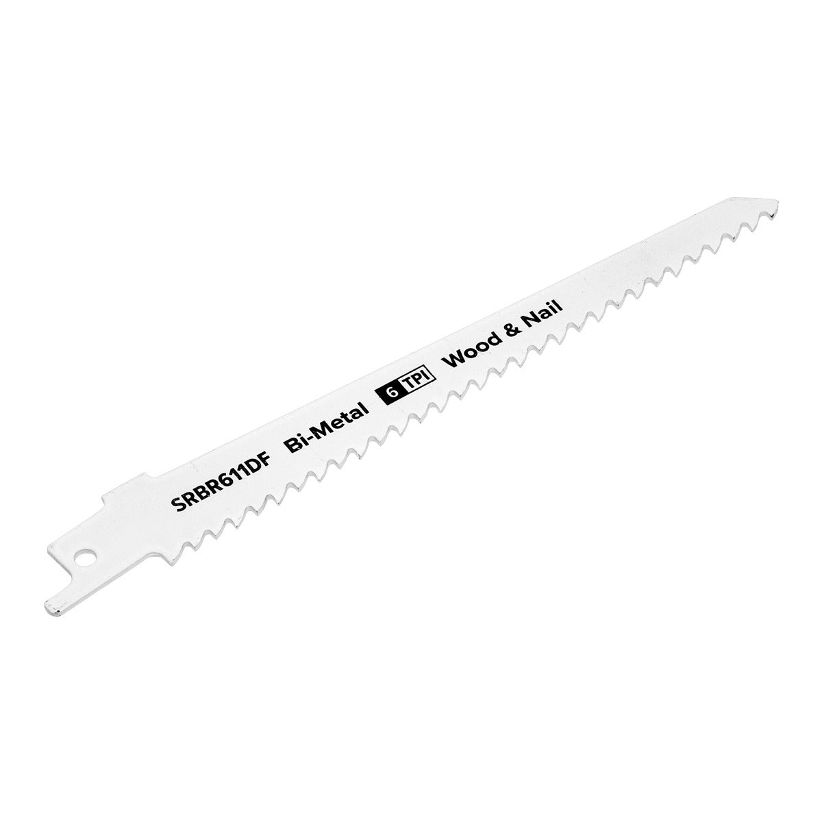 Sealey Reciprocating Saw Blade for Wood & Nail 150mm 6tpi - Pack of 5 SRBR611DF