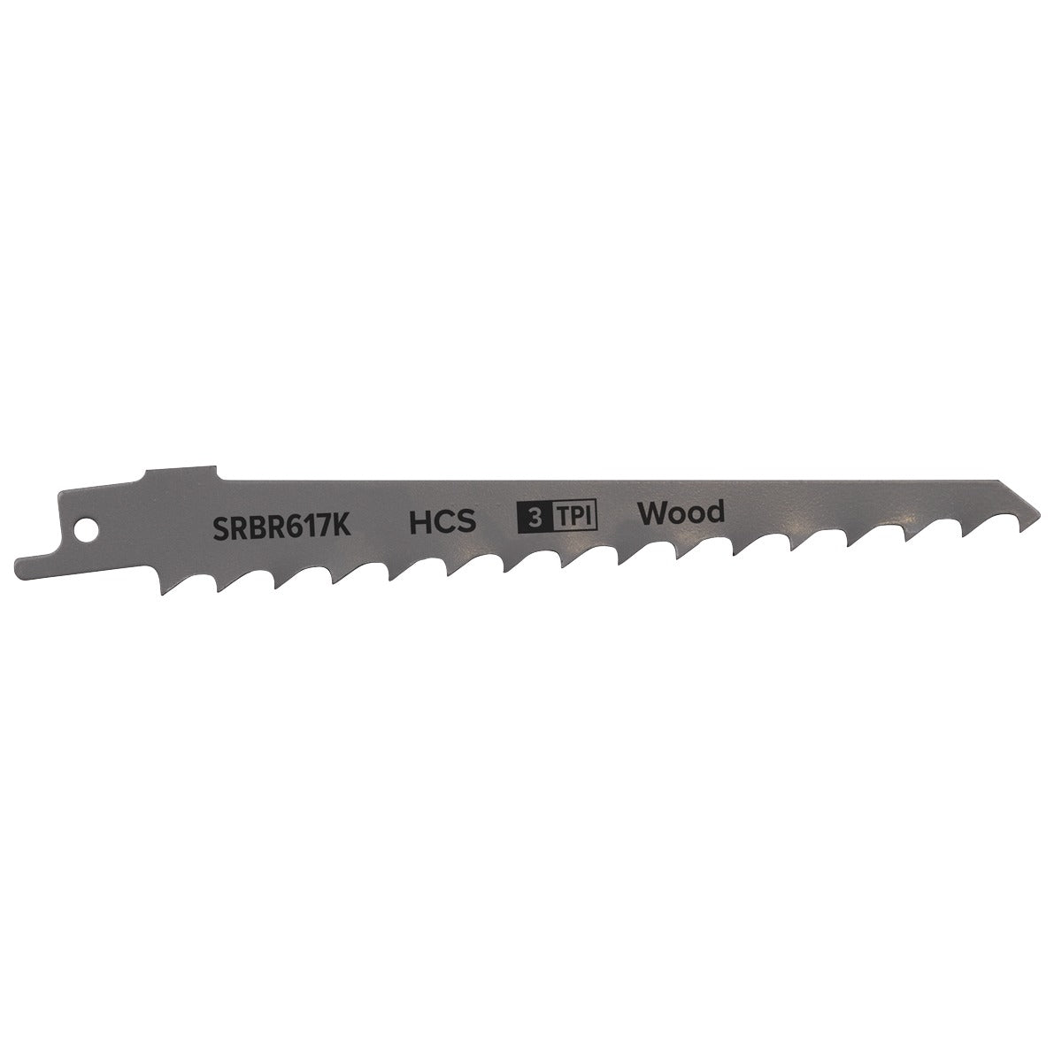 Sealey Reciprocating Saw Blade for Pruning & Coarse Wood 150mm 3tpi - Pack of 5 SRBR617K