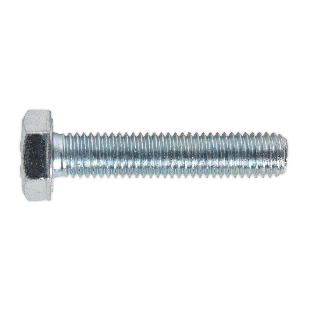 Sealey 8.8 Zinc Plated HT Setscrew M10 x 50mm, DIN 933 - Pack of 25 SS1050