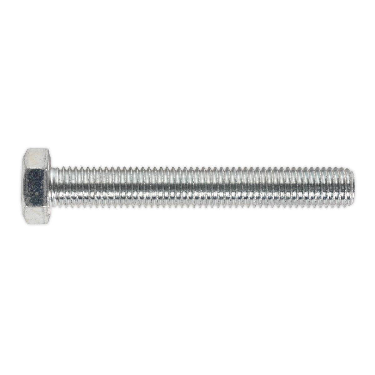 Sealey 8.8 Zinc Plated HT Setscrew M14 x 100mm, DIN 933 - Pack of 10 SS14100