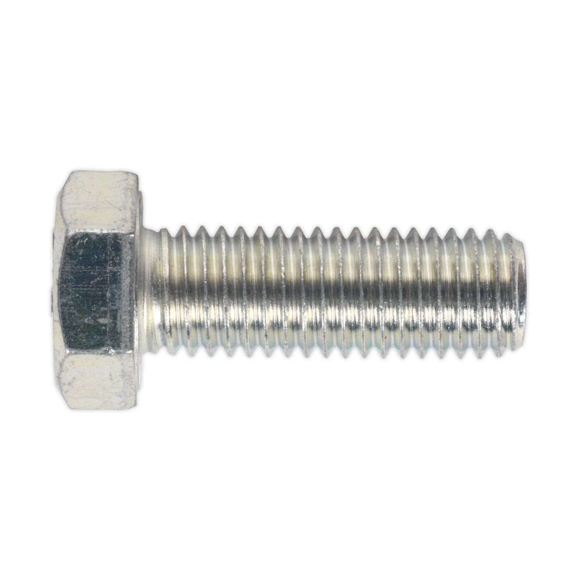 Sealey 8.8 Zinc Plated HT Setscrew M14 x 40mm, DIN 933 - Pack of 10 SS1440