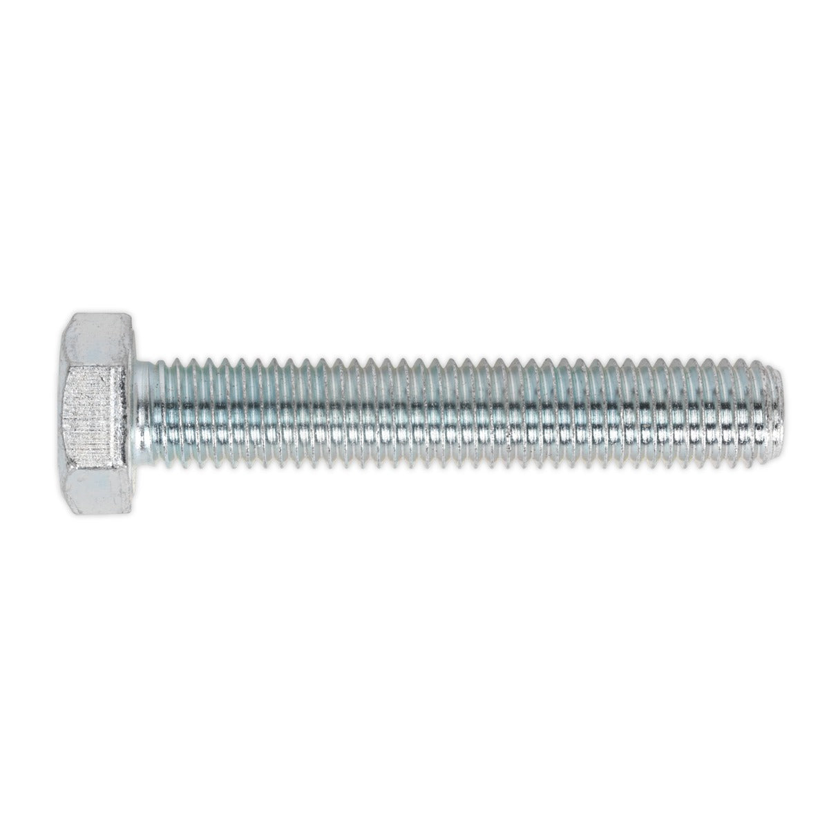 Sealey 8.8 Zinc Plated HT Setscrew M14 x 80mm, DIN 933 - Pack of 10 SS1480