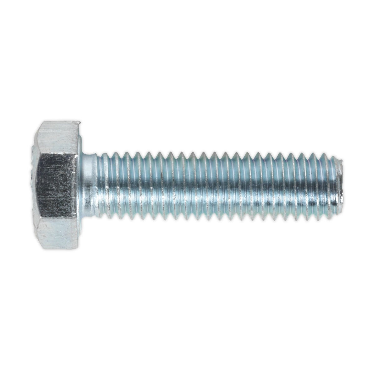Sealey 8.8 Zinc Plated HT Setscrew M8 x 30mm, DIN 933 - Pack of 50 SS830
