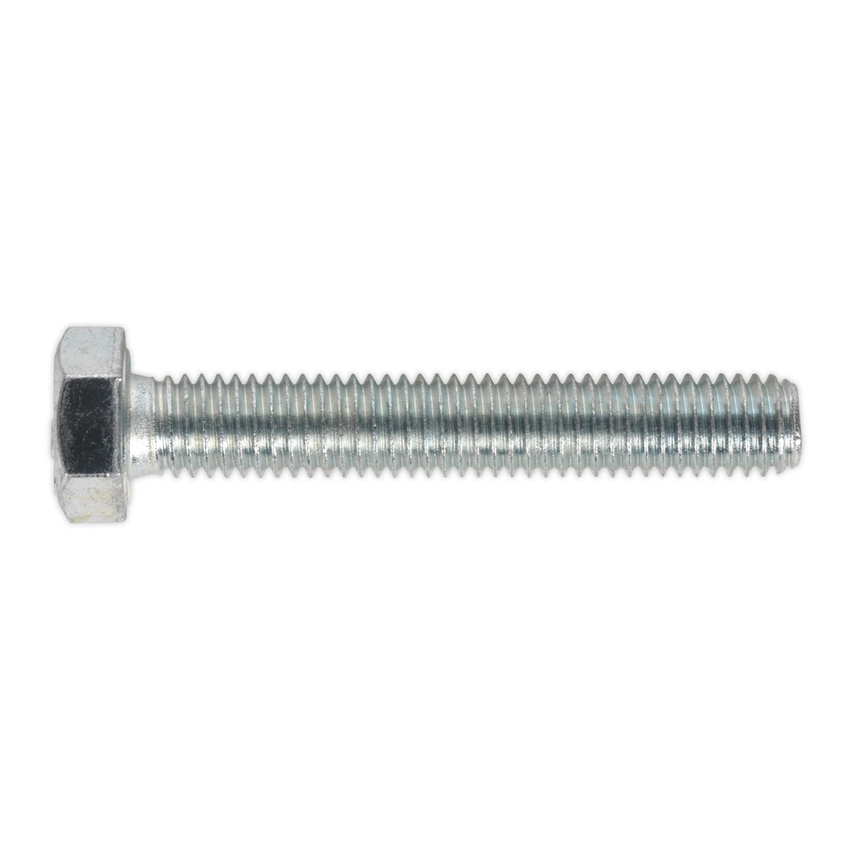 Sealey 8.8 Zinc Plated HT Setscrew M8 x 50mm, DIN 933 - Pack of 50 SS850