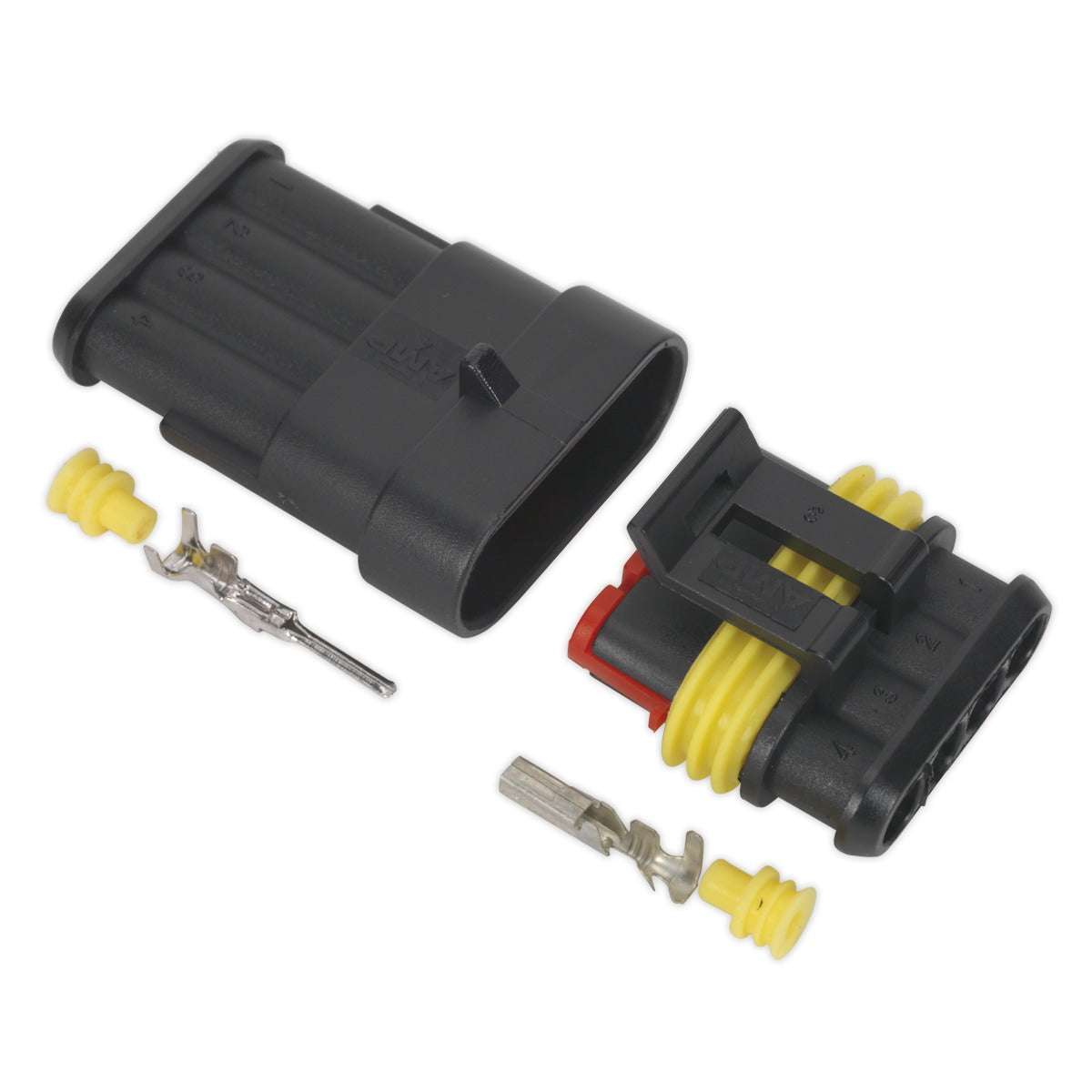 Sealey 4-Way Superseal Male & Female Connector SSC4MF