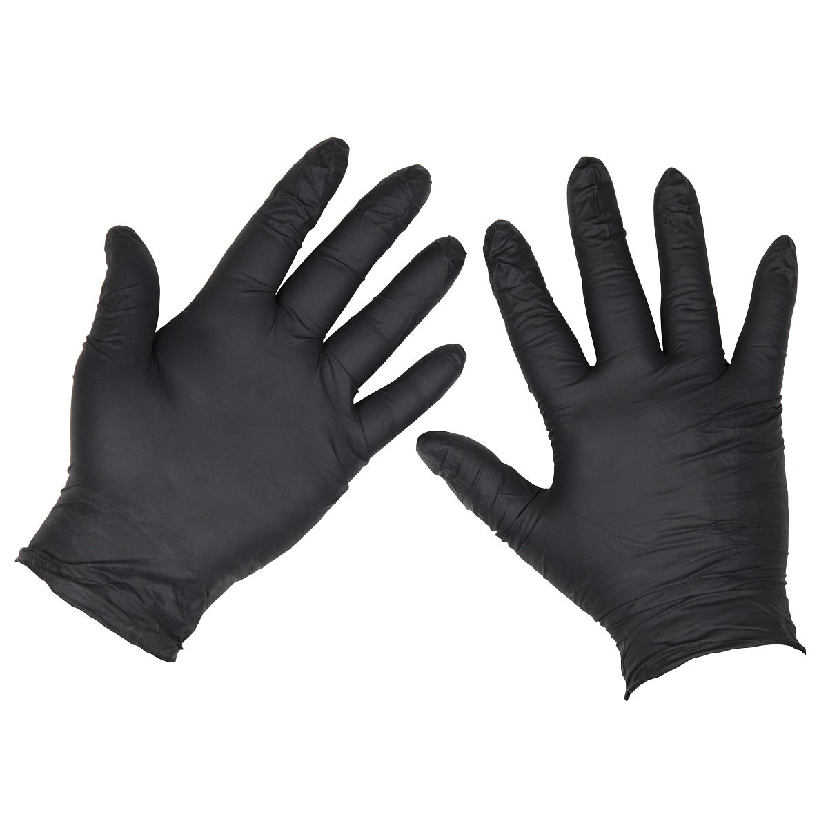 Sealey Extra-Thick Powder-Free Disposable Nitrile Gloves, Large - Pack of 100 SSP60L