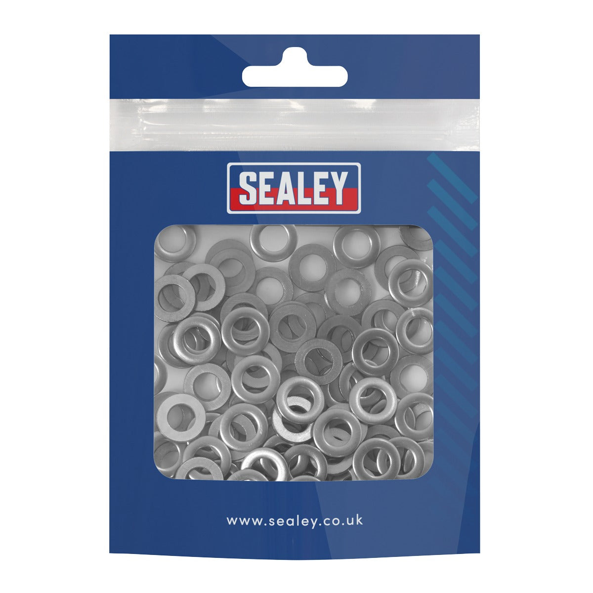 Sealey Flat Washer Stainless Steel M6, DIN 125 - Pack of 100 SSW6