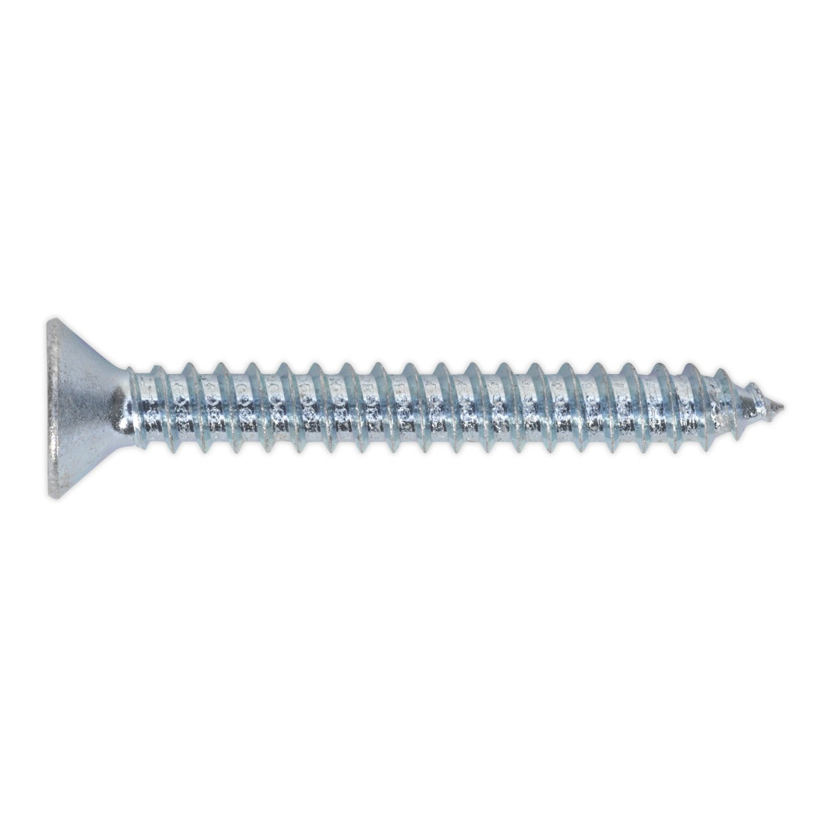 Sealey Self-Tapping Countersunk Pozi Screw 4.8 x 38mm, DIN 7982 - Pack of 100 ST4838