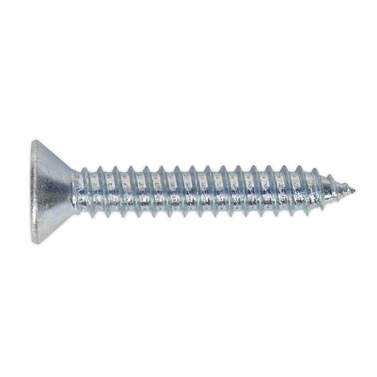 Sealey Self-Tapping Countersunk Pozi Screw 6.3 x 38mm, DIN 7982 - Pack of 100 ST6338