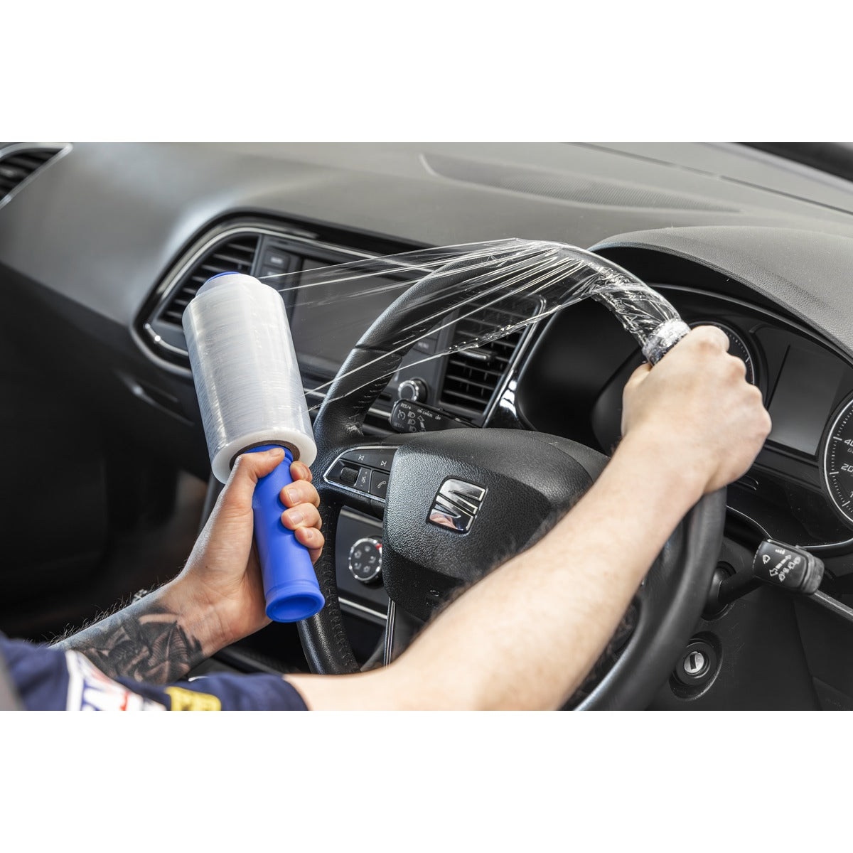 Sealey Steering Wheel Protection Film 150m SWPF150
