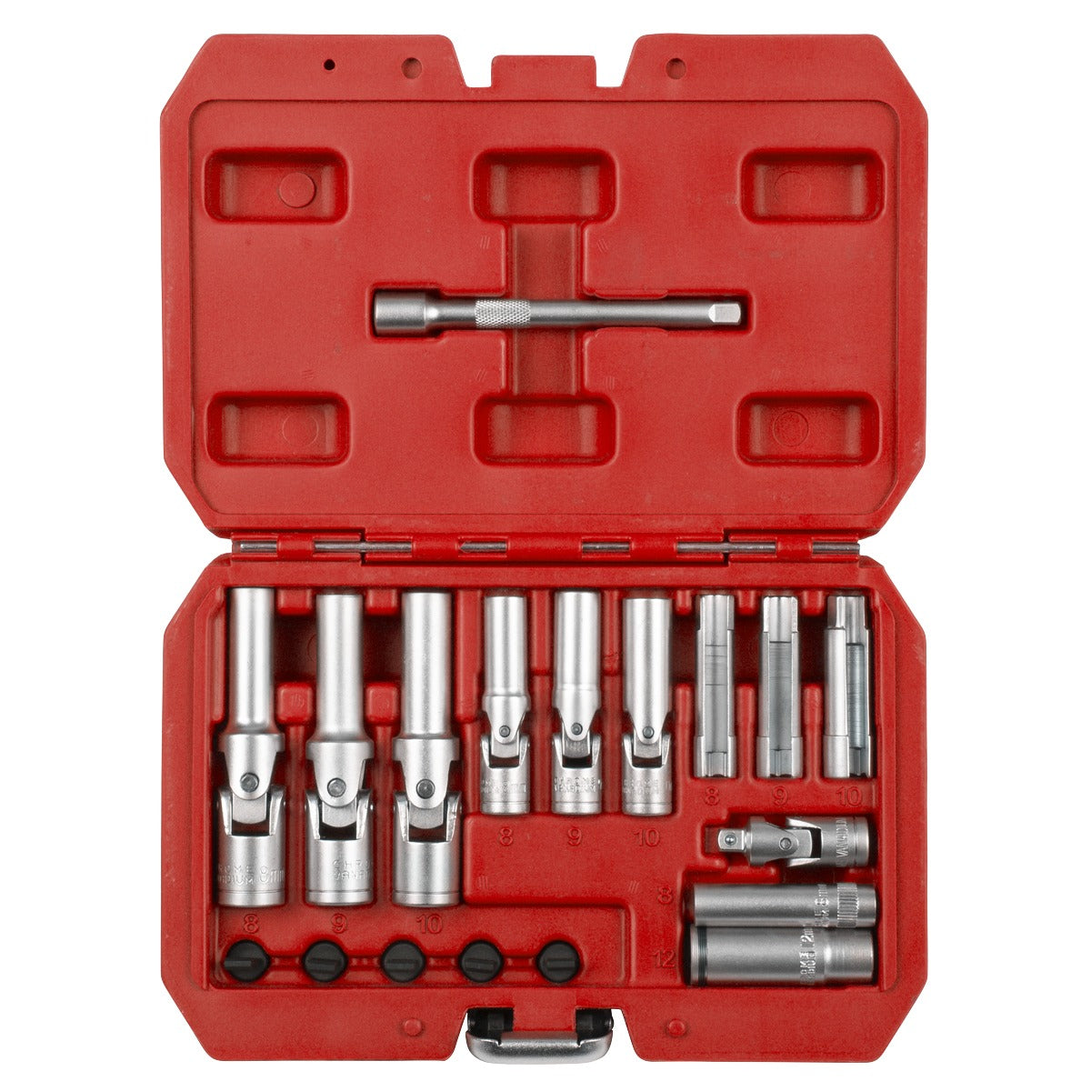 Sealey Glow Plug Socket Set 18pc 1/4"Sq & 3/8"Sq Drive SX4031
