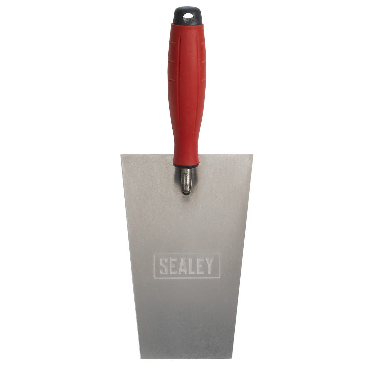 Sealey Stainless Steel Bucket Trowel with Rubber Handle 180mm T1204