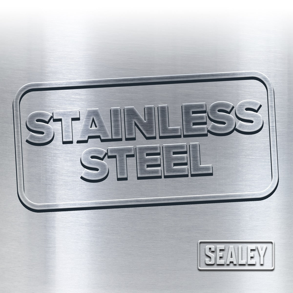 Sealey Stainless Steel Bucket Trowel with Rubber Handle 180mm T1204