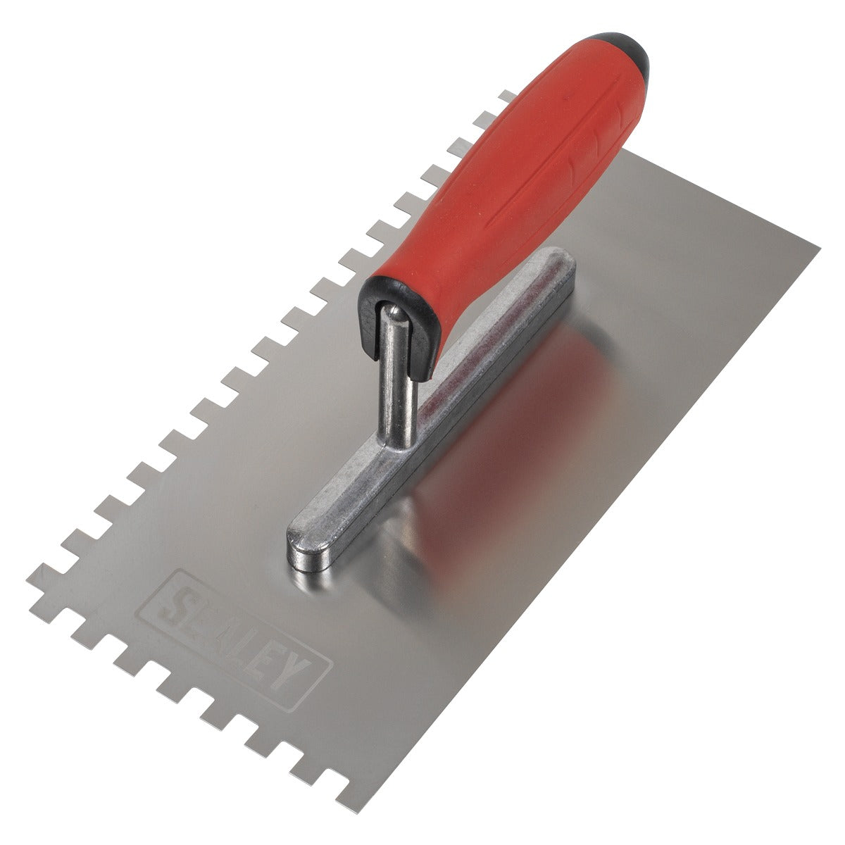Sealey Stainless Steel 8mm Notched Trowel with Rubber Handle 270mm T7808
