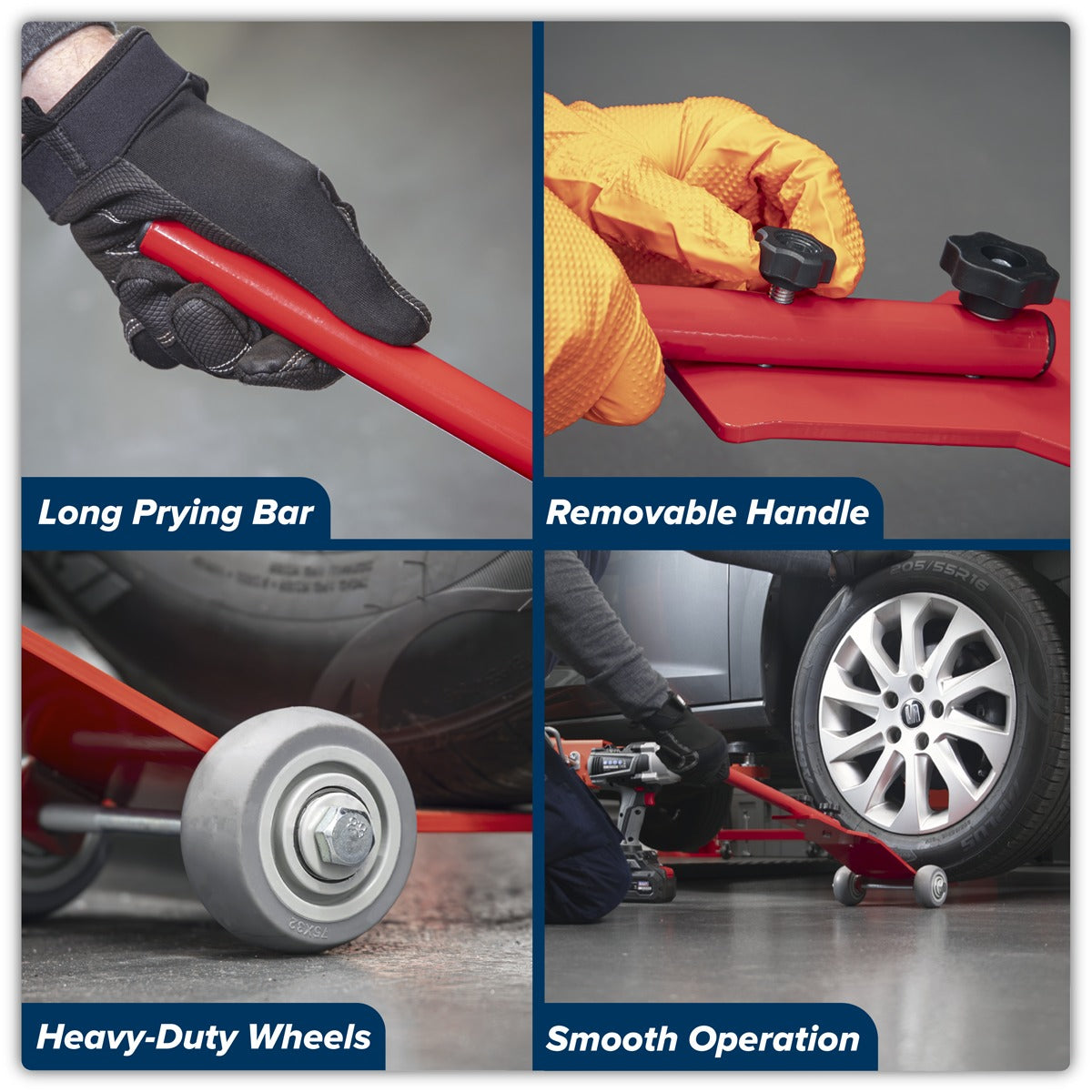 Sealey Long Tyre Jack TJ02