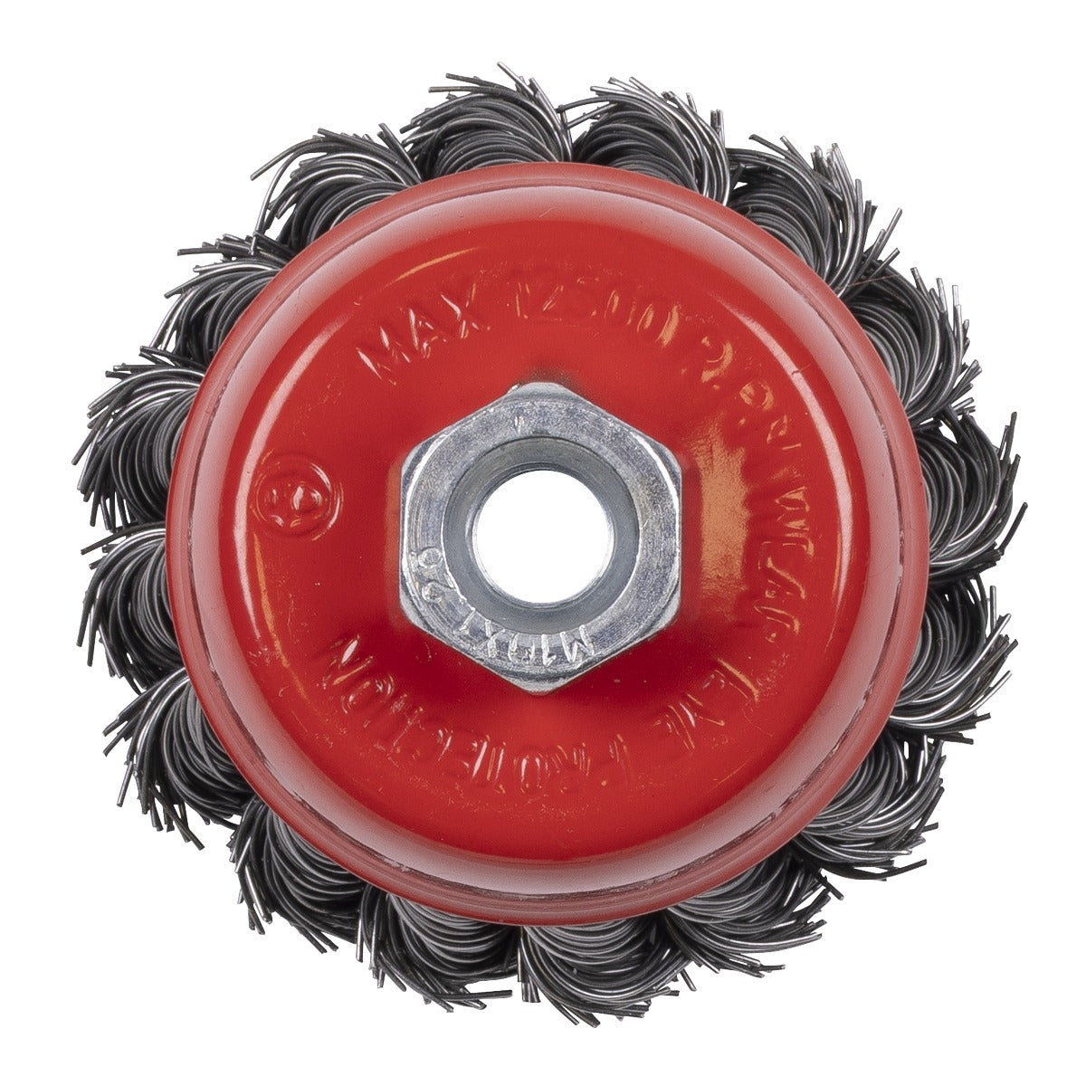 Sealey 65mm Twist Knot Wire Cup Brush M10 x 1.25mm TKCB652