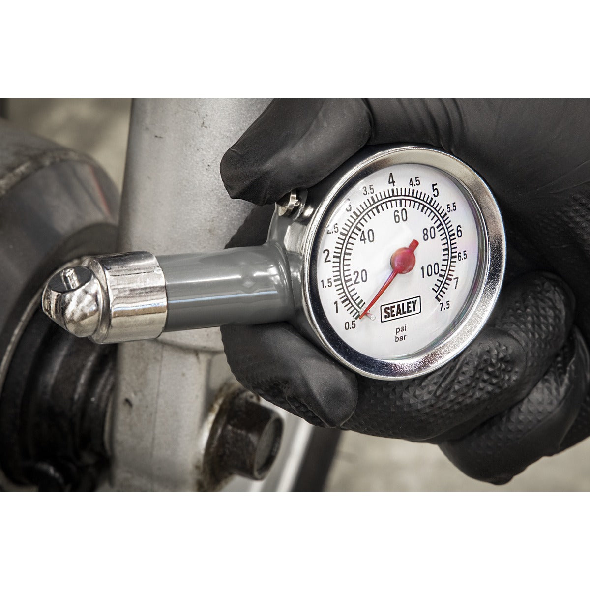 Sealey Dial Type Pressure Gauge 0-100psi TSTPG43