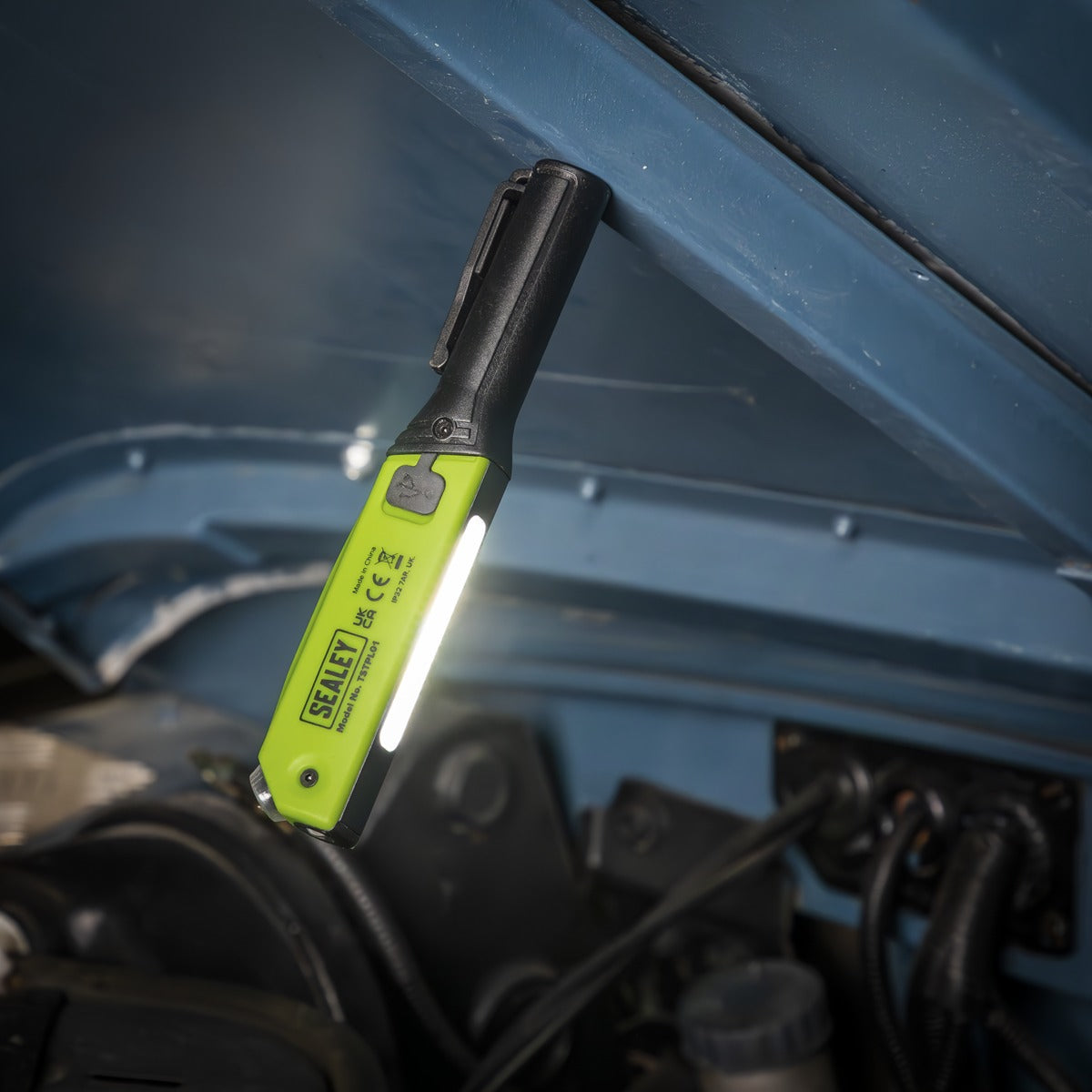Sealey 2-in-1 Tyre Pressure Gauge & Pen Light TSTPL01