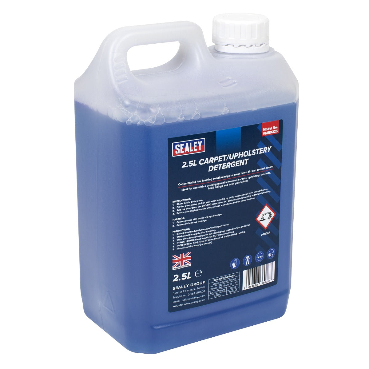 Sealey Carpet/Upholstery Detergent 2.5L VMR9225
