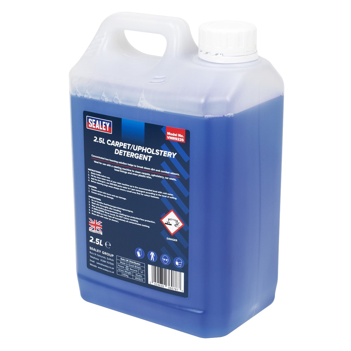 Sealey Carpet/Upholstery Detergent 2.5L VMR9225
