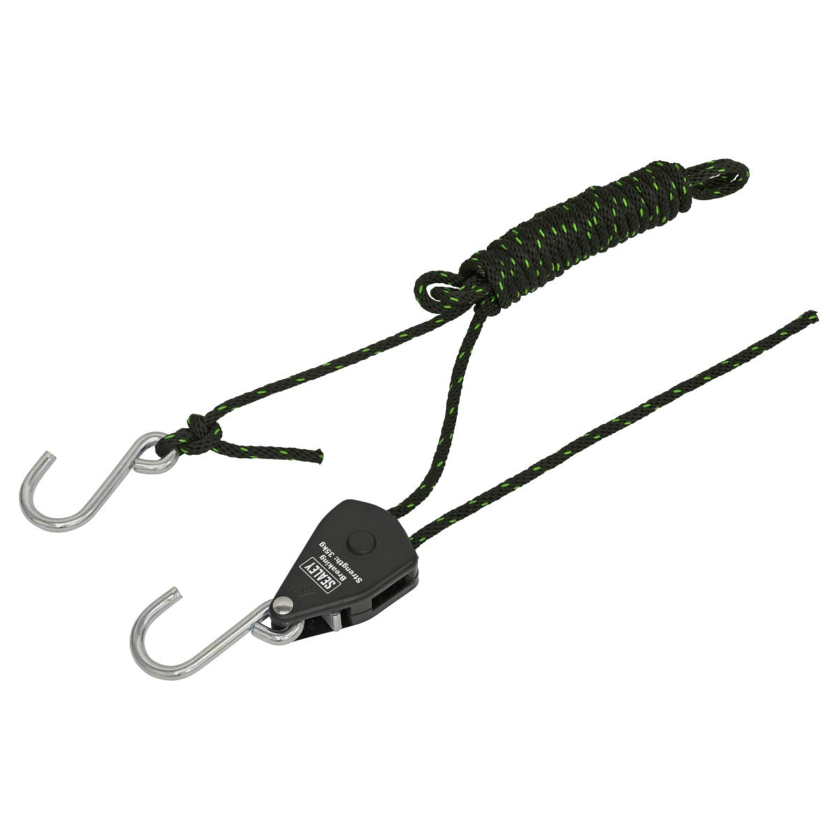 Sealey Ratchet Parts Hanger/Tie Down with S-Shaped Hooks 2m - Pack of 2 VS0118