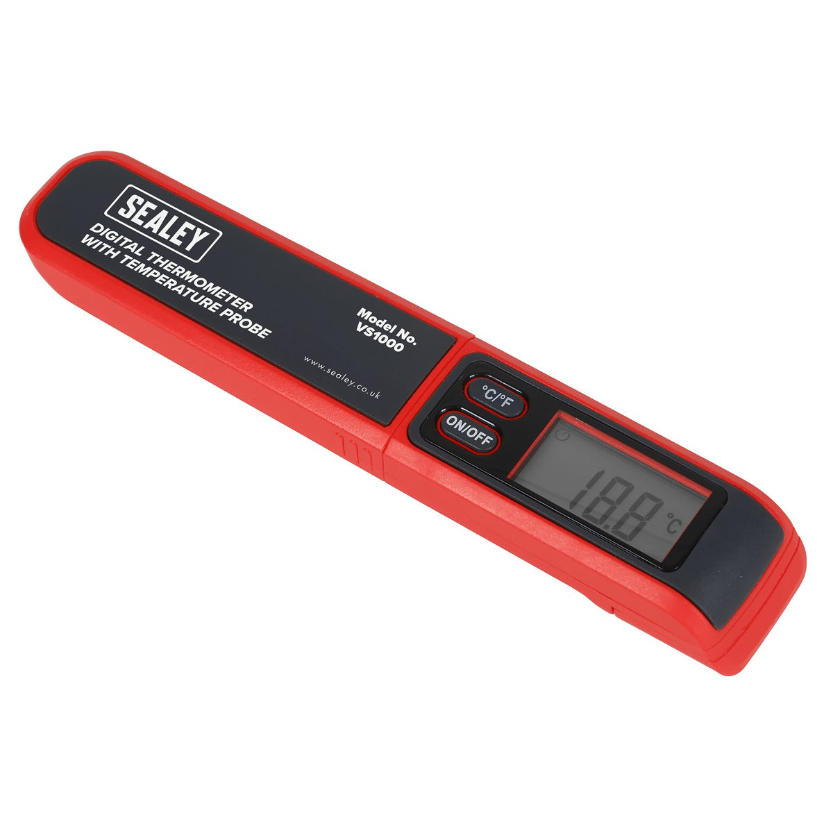 Sealey Digital Thermometer with Temperature Probe VS1000