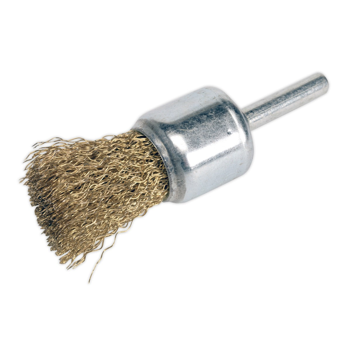 Sealey Flat Top Crimped Wire Decarbonising Brush 25mm VS1803