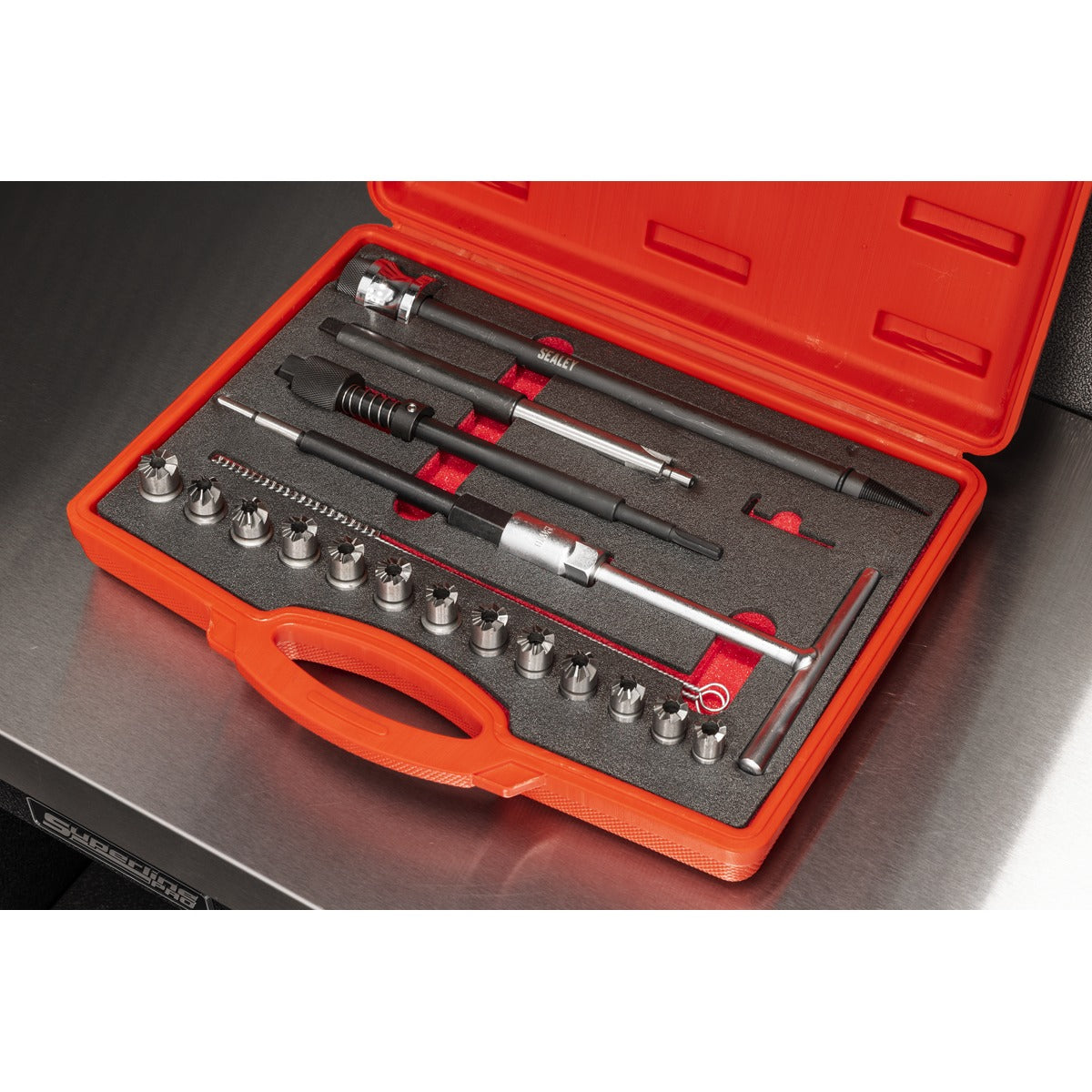 Sealey Diesel Injector Seat Cutter Set 21pc VS2070