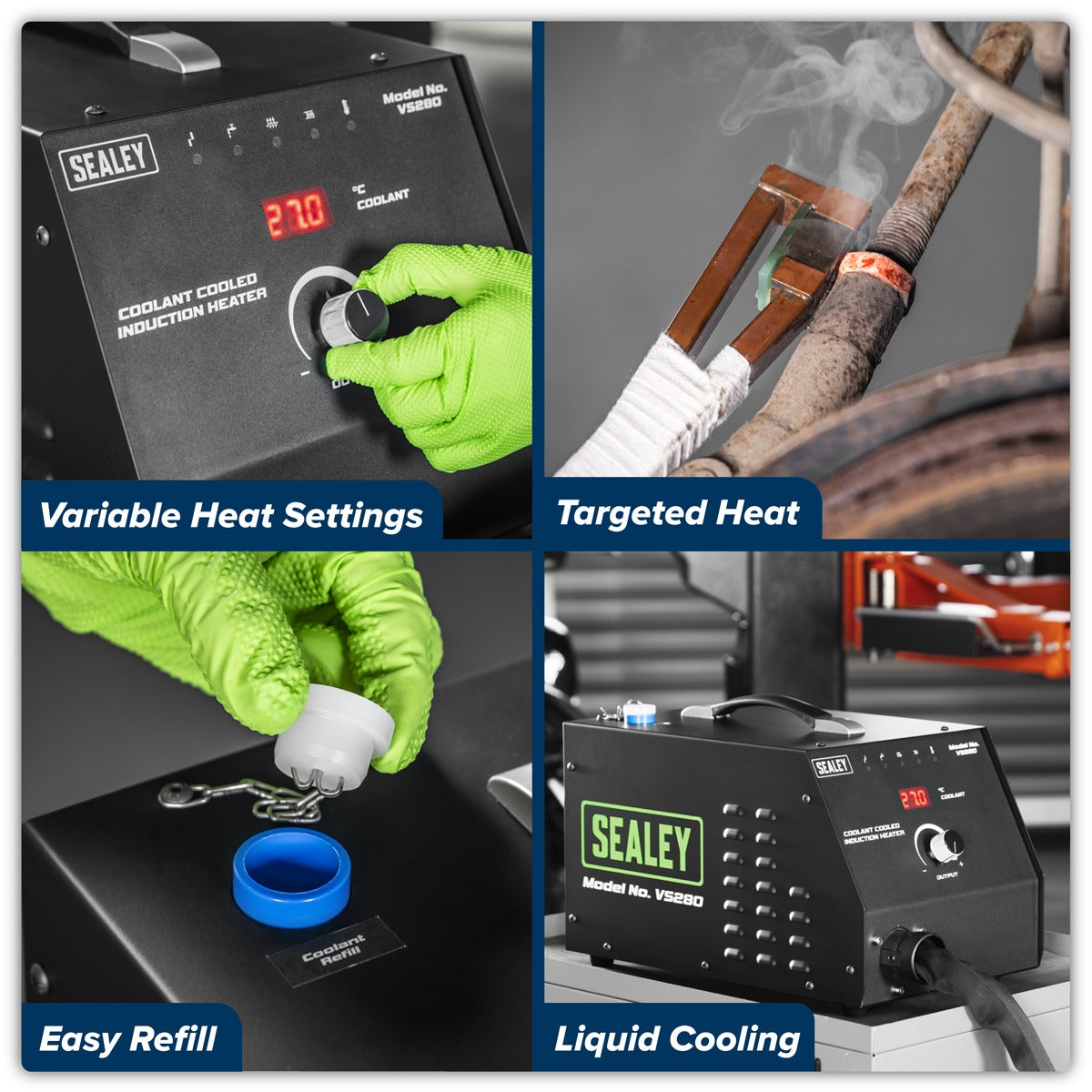 Sealey Coolant Cooled Induction Heater 3700W VS280