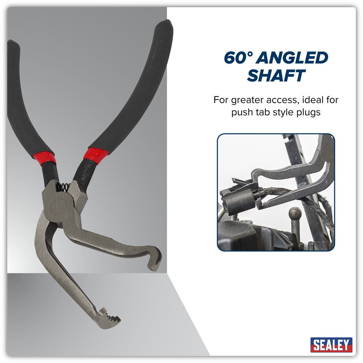 Sealey Electrical Disconnect Pliers - 60° Angled VS416A