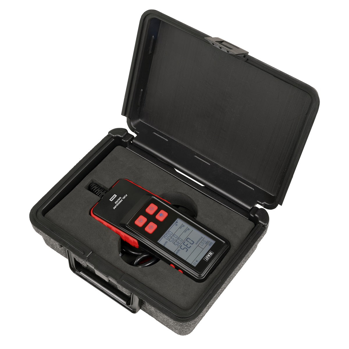 Sealey Digital Fuel Injection Pressure Test Kit for GDI Fuel Circuits 6pc VS566