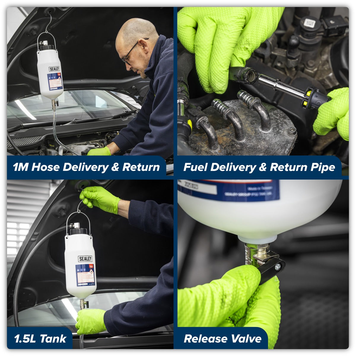 Sealey Auxiliary Fuel Tank 1.5L VS666
