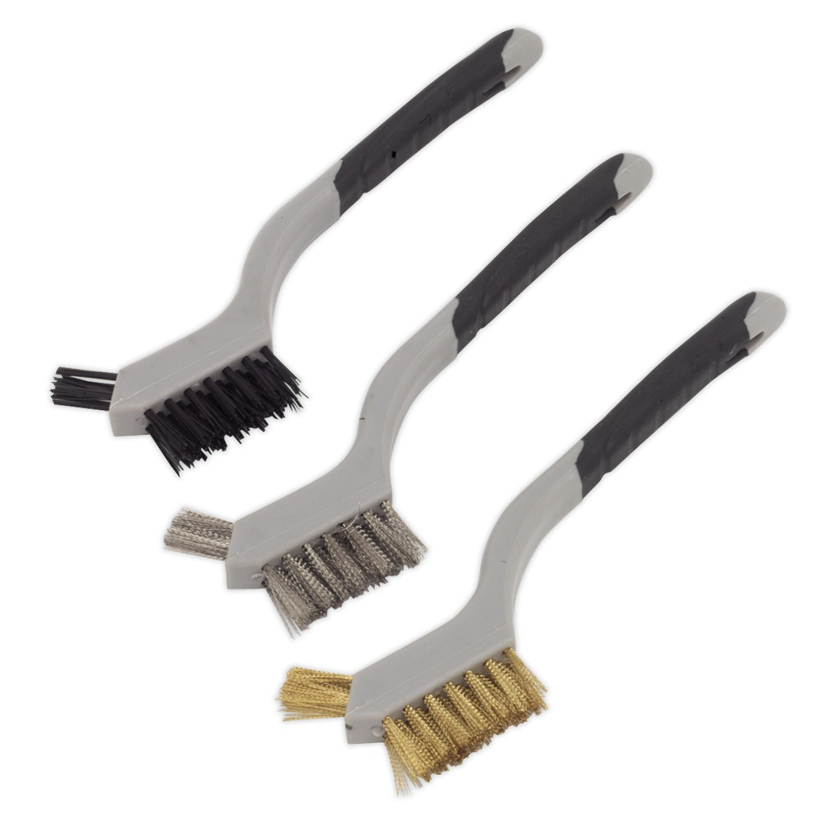 Sealey Miniature Wire Brush Set 3pc WB100