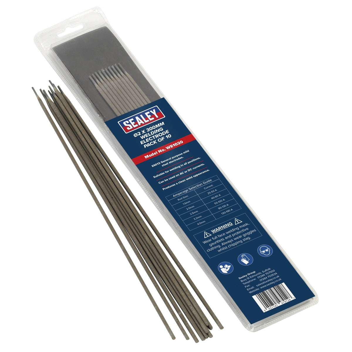 Sealey Welding Electrode 2 x 300mm - Pack of 10 WE1020