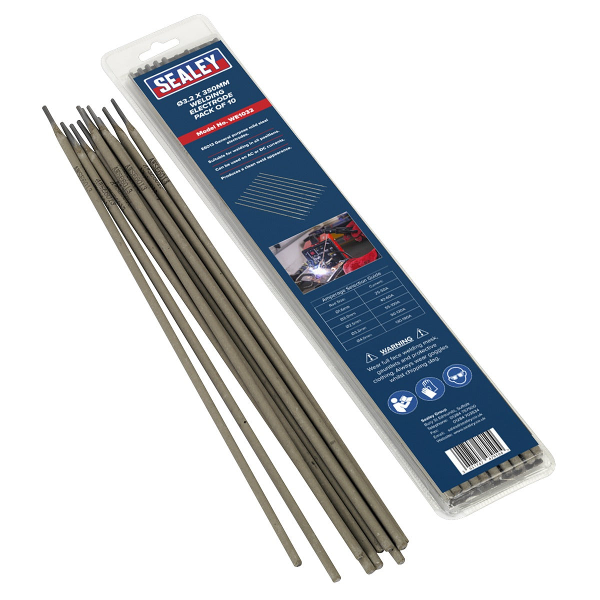 Sealey Welding Electrode 3.2 x 350mm - Pack of 10 WE1032