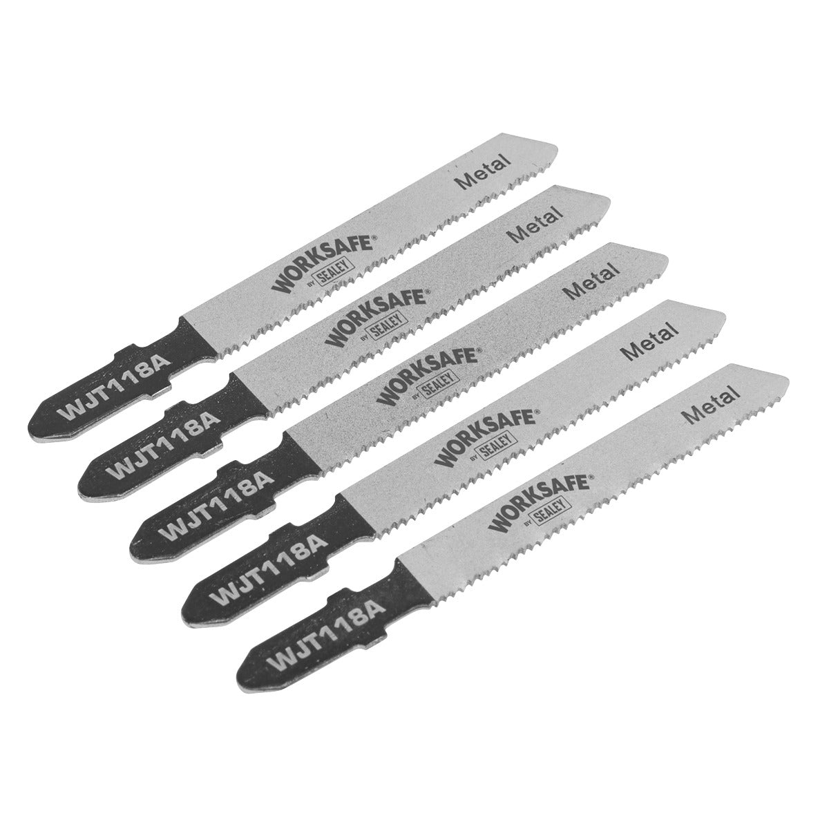 Sealey Worksafe Jigsaw Blade for Metal 55mm 21tpi - Pack of 5 WJT118A