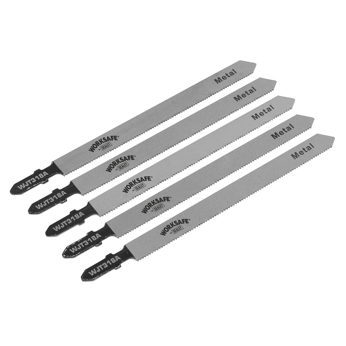 Sealey Jigsaw Blade for Metal 105mm 21tpi - Pack of 5 WJT318A