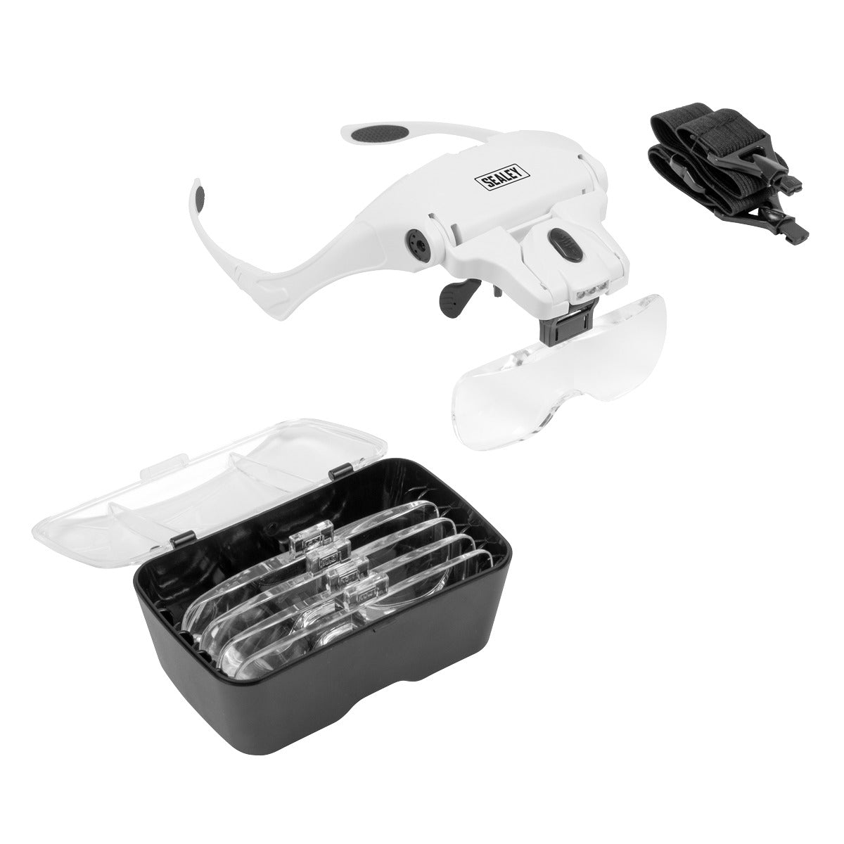 Sealey LED Magnifier Spectacles with Headband WL101D